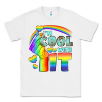 White Lgbtq İ'm Cool With İt Classic Tee - BundleAndBundleShop