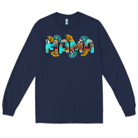 Navy western mama Long Sleeve Tee - RanaPortraitStore
