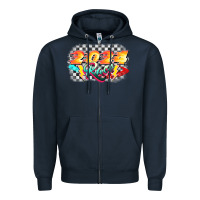 Navy Race 2024 Zipper Hoodie - CowGirlArtShop