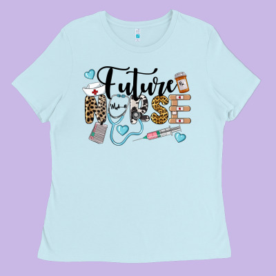 Western Future Nurse Ladies Tee Designed By Lillyallendesigns