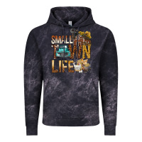 Cloud Black Small Town Life Vintage Hoodie - BundleAndBundleShop