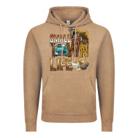Vintage Coffee Small Town Life Vintage Hoodie - BundleAndBundleShop