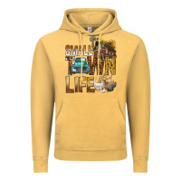 Vintage Mustard Small Town Life Vintage Hoodie - BundleAndBundleShop