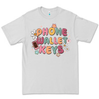 Dove Grey phone wallet keys Premium Tee - MaliasSmallBusiness