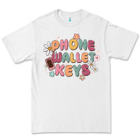 White phone wallet keys Premium Tee - MaliasSmallBusiness