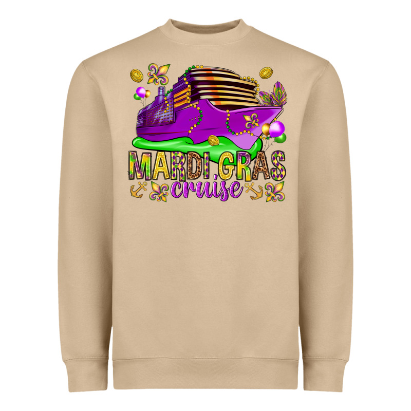 Mardi Gras Cruise Heavyweight Sweatshirt by NancyCooperArtShop | Teevron
