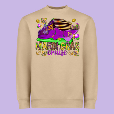 Mardi Gras Cruise Heavyweight Sweatshirt Designed By Nancycooperartshop