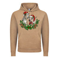 Vintage Coffee christmas baby goats Vintage Hoodie - RanaPortraitStore