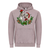Vintage Zinc christmas baby goats Vintage Hoodie - RanaPortraitStore