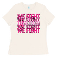Bone together we fight cancer Ladies Tee - NancyCooperArtShop