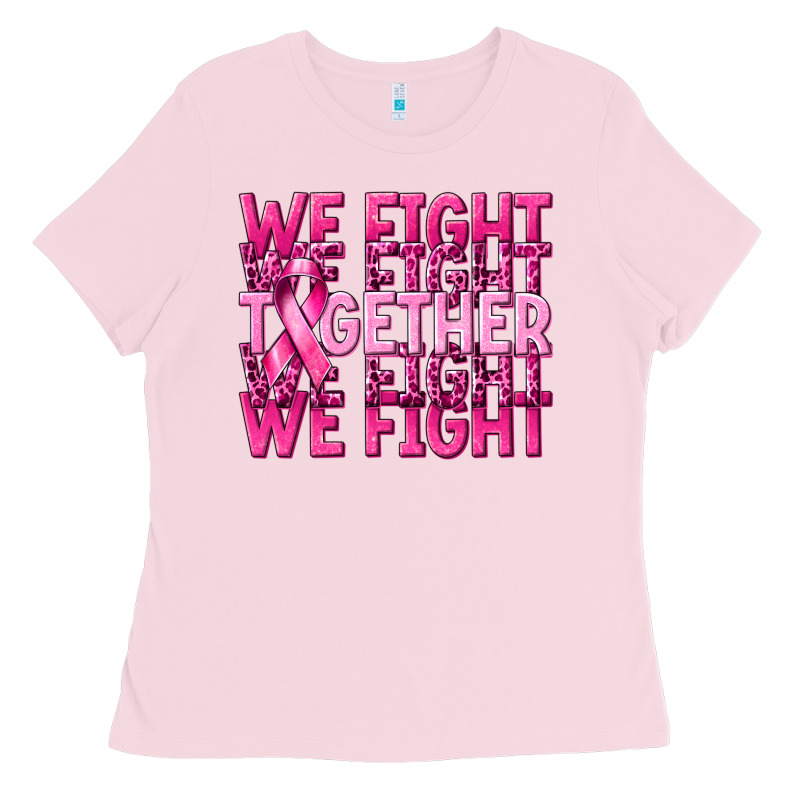 Together We Fight Cancer Ladies Tee by NancyCooperArtShop | Teevron