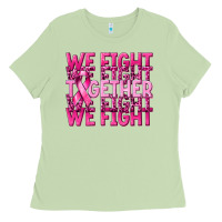 Matcha together we fight cancer Ladies Tee - NancyCooperArtShop