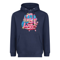 Navy Merica leopard lightning bolt Heavyweight Hoodie - FaDigitalArtStudio