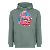 Sage Merica leopard lightning bolt Heavyweight Hoodie - FaDigitalArtStudio