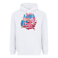 White Merica leopard lightning bolt Heavyweight Hoodie - FaDigitalArtStudio