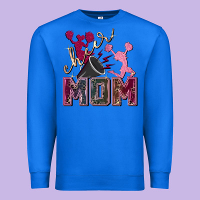 Cheer Mom Mother's Day Premium Sweatshirt Designed By Fadigitalartstudio