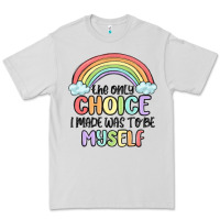 Dove Grey gay pride Premium Tee - MaliasSmallBusiness