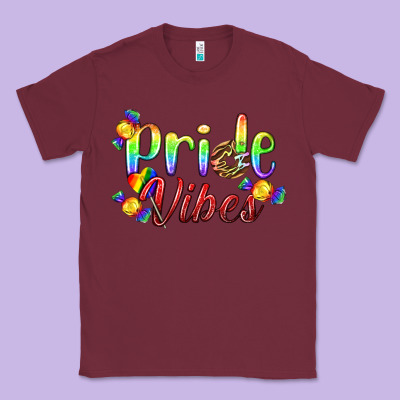 Pride Vibes Lgbtq Classic Tee Designed By Bundleandbundleshop
