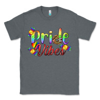 Charcoal Heather Pride Vibes LGBTQ Classic Tee - BundleAndBundleShop