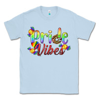 Dusty Blue Pride Vibes LGBTQ Classic Tee - BundleAndBundleShop
