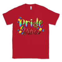 Red Pride Vibes LGBTQ Classic Tee - BundleAndBundleShop