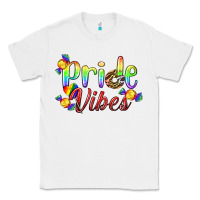 White Pride Vibes LGBTQ Classic Tee - BundleAndBundleShop