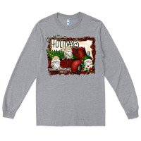 Heather Grey happy holidays gnomes Christmas Truck Long Sleeve Tee - Bettercallsaul