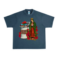 Midnight Navy our lady of guadalupe coffee Urban Heavy Tee - JahusDesignShop