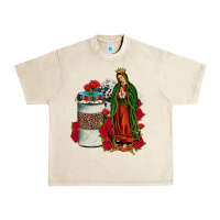 Sandshell our lady of guadalupe coffee Urban Heavy Tee - JahusDesignShop