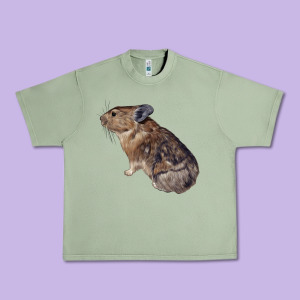 Pika Urban Heavy Tee Designed By Lillyallendesigns