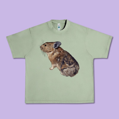 Pika Urban Heavy Tee Designed By Lillyallendesigns