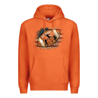 Carrot American Football Flag Players Premium Hoodie - CowCowDesign
