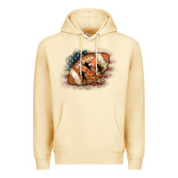 Pina Colada American Football Flag Players Premium Hoodie - CowCowDesign