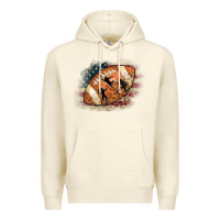 Sandshell American Football Flag Players Premium Hoodie - CowCowDesign