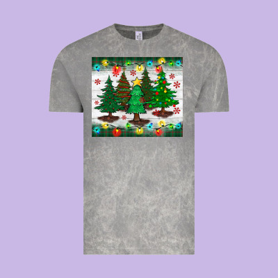 Christmas Trees Tumbler Vintage Tee Designed By Bundleandbundleshop