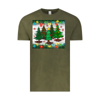 Vintage Olive christmas trees tumbler Vintage Tee - BundleAndBundleShop
