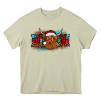 Mossy christmas mom highland cow Heavy Core Tee - BarkalooDesign