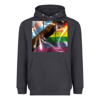 Smoke Pride flag Heavyweight Hoodie - FaDigitalArtStudio