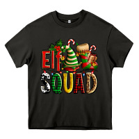 Asphalt elf squad with elf hat and socks Heavy Core Tee - AdoDesignShop