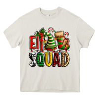 Cream elf squad with elf hat and socks Heavy Core Tee - AdoDesignShop
