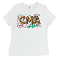White Western Certified Medical Assistant Ladies Tee - LillyAllenDesigns