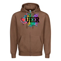 Chestnut Queer Zipper Hoodie - CowGirlArtShop