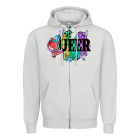 Dove Grey Queer Zipper Hoodie - CowGirlArtShop