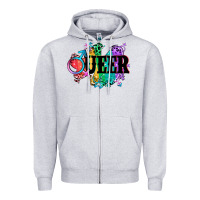 Heather Grey Queer Zipper Hoodie - CowGirlArtShop