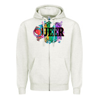 Oatmeal Heather Queer Zipper Hoodie - CowGirlArtShop