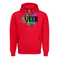 Red Queer Zipper Hoodie - CowGirlArtShop