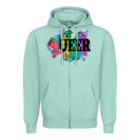 Seafoam Queer Zipper Hoodie - CowGirlArtShop