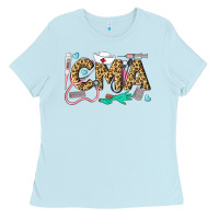 Baby Blue Western Certified Medical Assistant Ladies Tee - LillyAllenDesigns