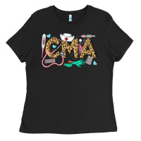 Black Western Certified Medical Assistant Ladies Tee - LillyAllenDesigns