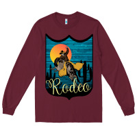 Burgundy Rodeo Name Tag Long Sleeve Tee - Bettercallsaul